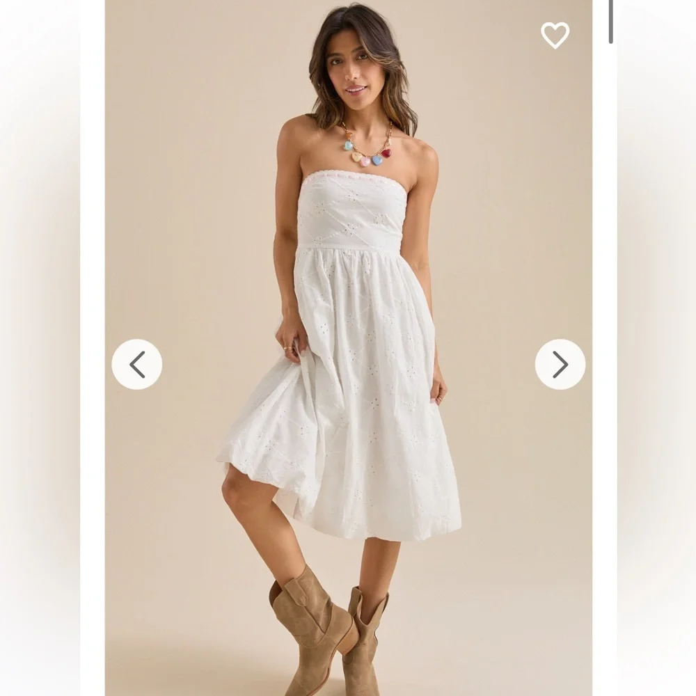 New with tags Altar’d state Kylie eyelet midi dress